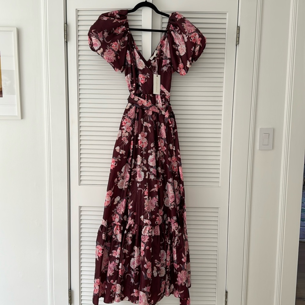 Loveshackfancy size 2 maxi floral gown - NWT attached